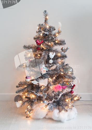 Image of Isolated decorated christmas tree