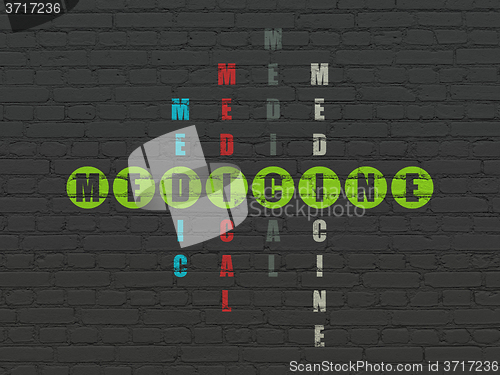 Image of Medicine concept: Medicine in Crossword Puzzle