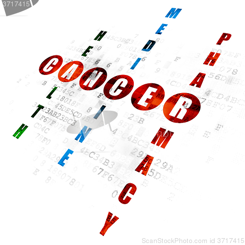 Image of Medicine concept: Cancer in Crossword Puzzle