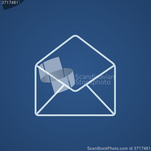 Image of Envelope line icon.