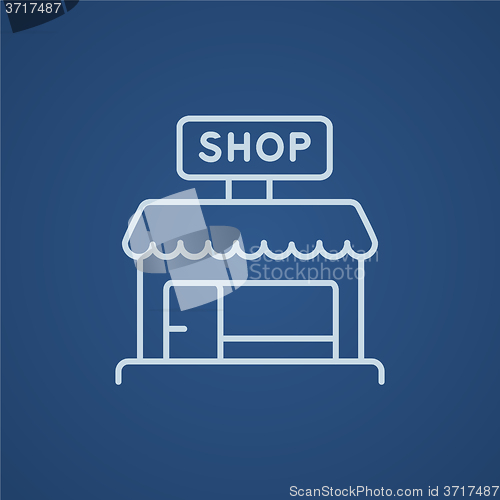 Image of Shop line icon.