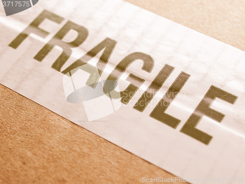 Image of  Fragile vintage