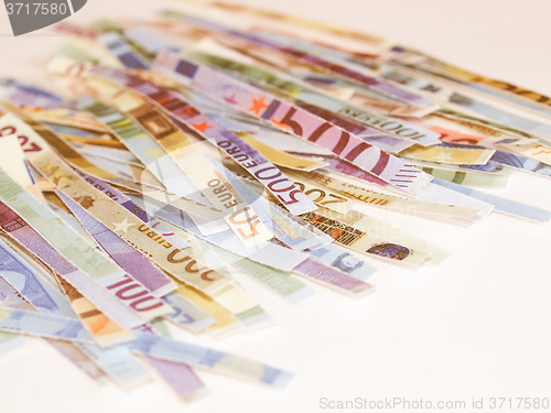 Image of  Euro note vintage