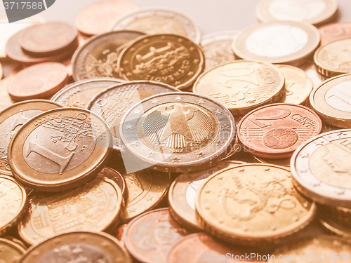 Image of  Euro coins vintage
