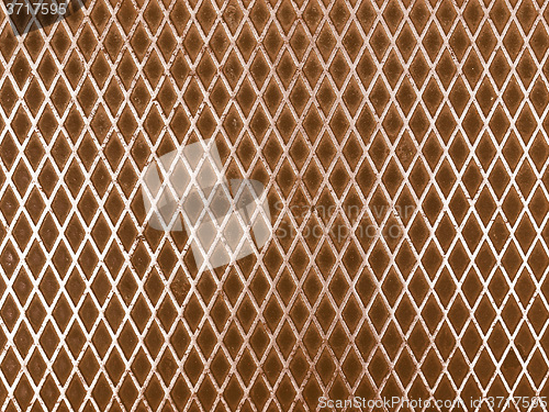 Image of Retro looking Diamond steel