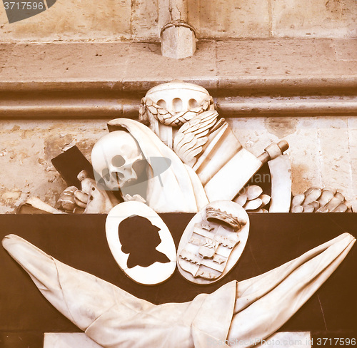 Image of  Memento mori - skull, reaper sic vintage