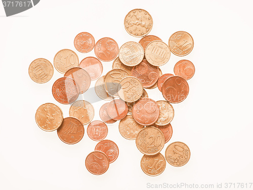 Image of  Euro coins vintage