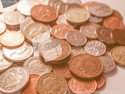 Image of  Pound coins vintage