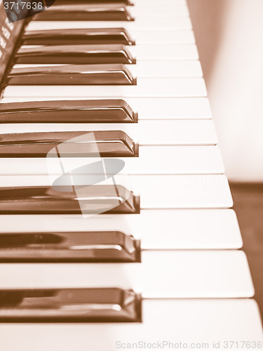 Image of  Music keyboard vintage