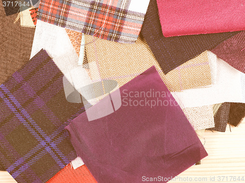 Image of  Fabric samples vintage