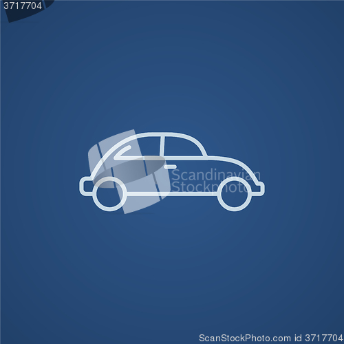 Image of Car line icon.