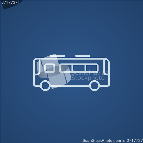 Image of Bus line icon.