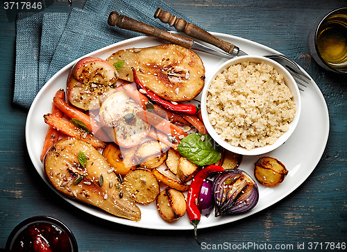 Image of Roasted fruits and vegetables