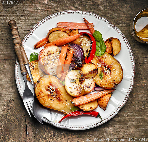 Image of Roasted fruits and vegetables