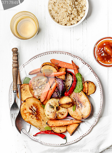 Image of Roasted fruits and vegetables