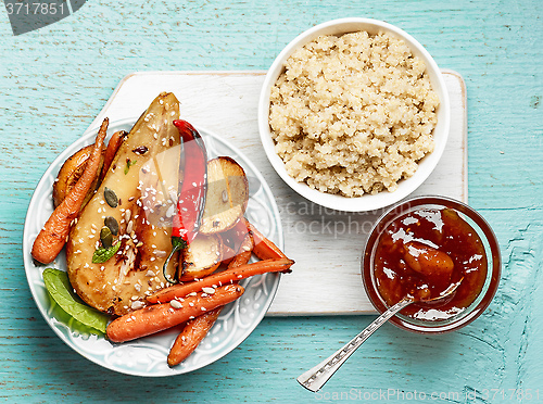 Image of Roasted fruits and vegetables