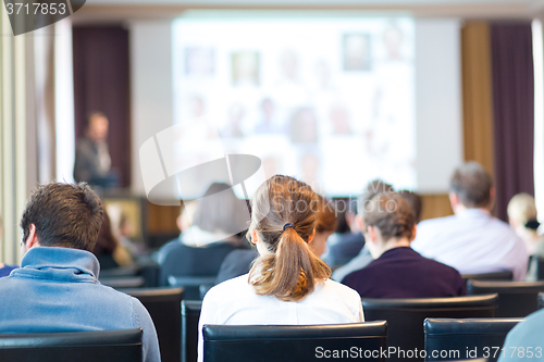 Image of Audience in the lecture hall.