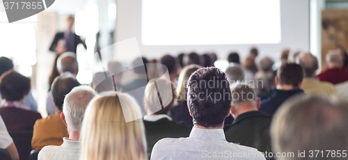 Image of Audience in the lecture hall.