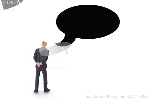 Image of Manager with speech bubble