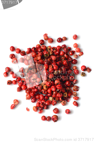 Image of Pink peppercorns close up