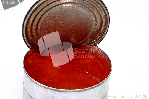 Image of Tomatoes in a can