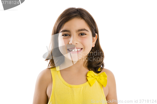 Image of Young girl smiling