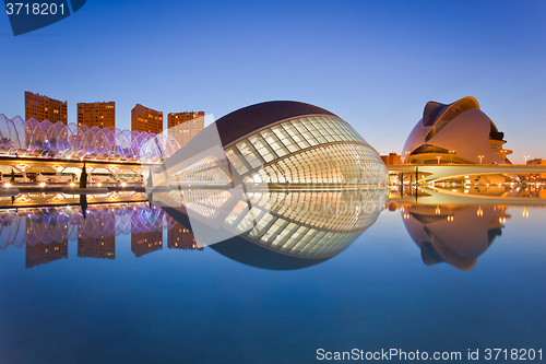 Image of Valencia\'s City of Arts and Science Museum.