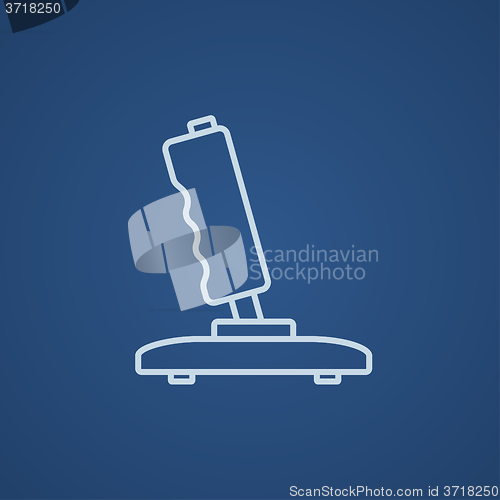 Image of Joystick line icon.