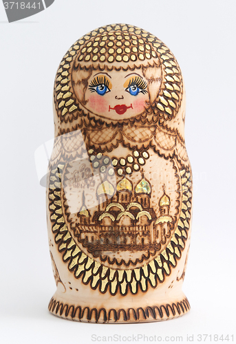 Image of Russian wooden doll - Matryoshka