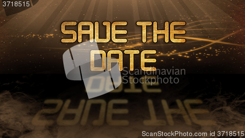 Image of Gold quote - Save the date