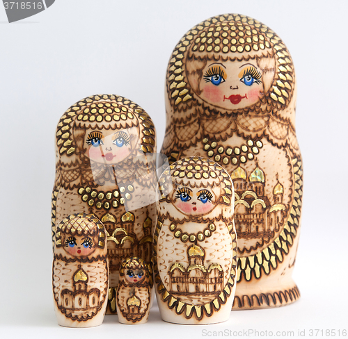 Image of Russian wooden doll - Matryoshka