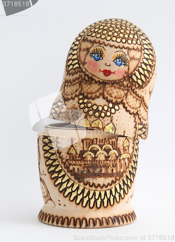 Image of Russian wooden doll - Matryoshka