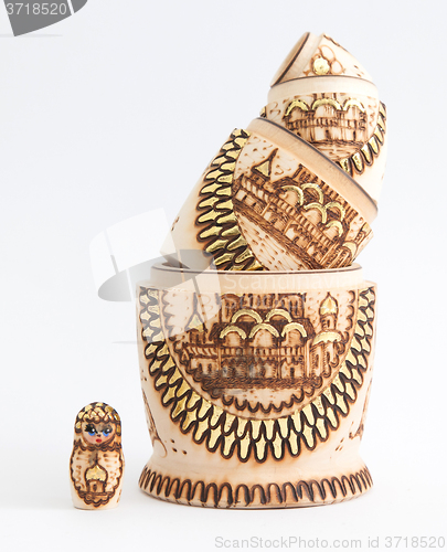 Image of Russian wooden doll - Matryoshka