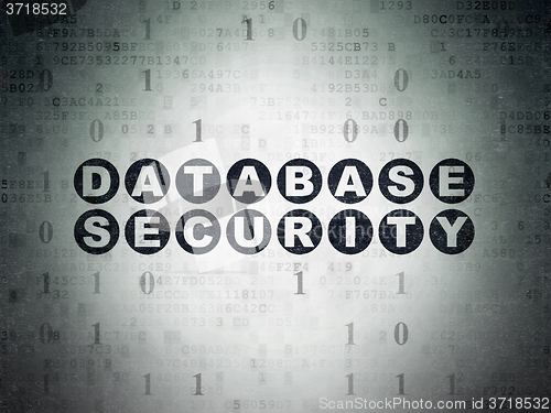 Image of Software concept: Database Security on Digital Paper background