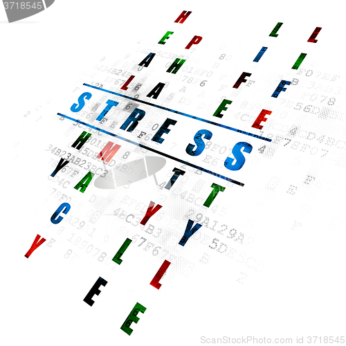 Image of Medicine concept: Stress in Crossword Puzzle