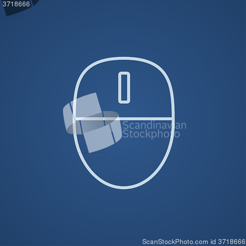 Image of Computer mouse line icon.