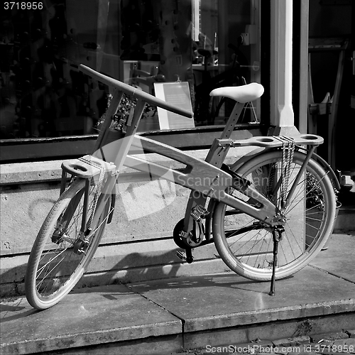 Image of Wooden bicycle