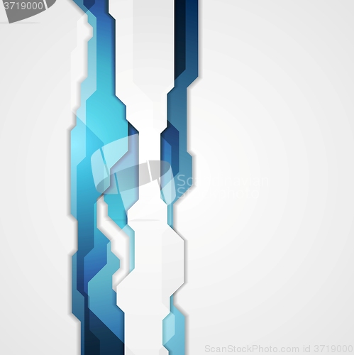Image of Blue hi-tech background