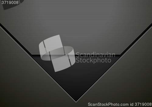 Image of Dark black hi-tech corporate design