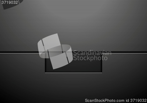 Image of Tech black concept corporate design