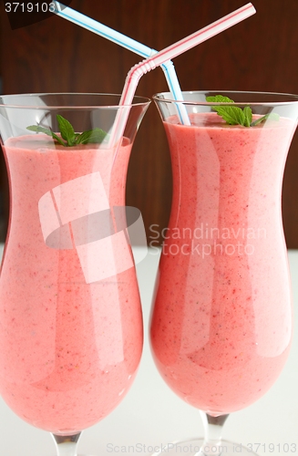 Image of strawberry smoothie