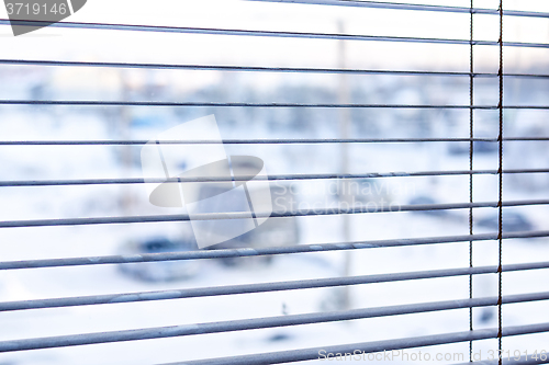 Image of View in the window in winter