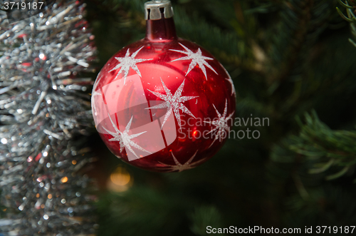 Image of Christmas decoration ball