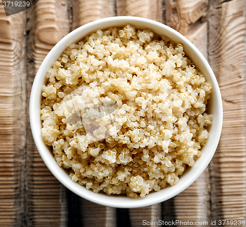 Image of Bowl of boiled Quinoa