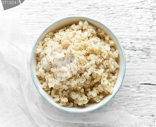 Image of Bowl of boiled Quinoa