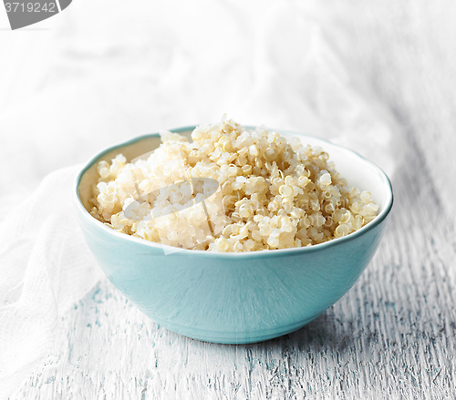 Image of Bowl of boiled Quinoa