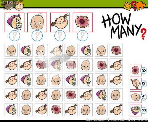 Image of counting task for kids