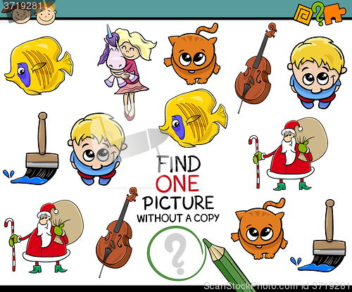 Image of educational task for preschoolers