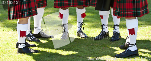 Image of Scottish kilts