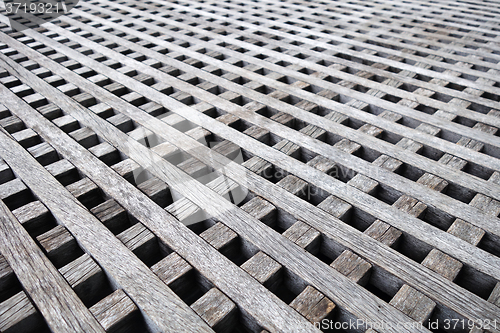 Image of Wooden cross pattern